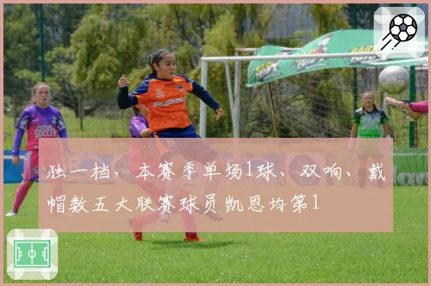 独一档，本赛季单场1球、双响、戴帽数五大联赛球员凯恩均第1