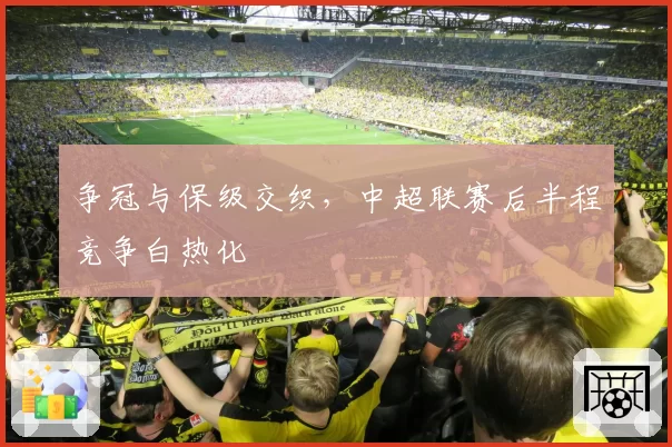 争冠与保级交织,中超联赛后半程竞争白热化